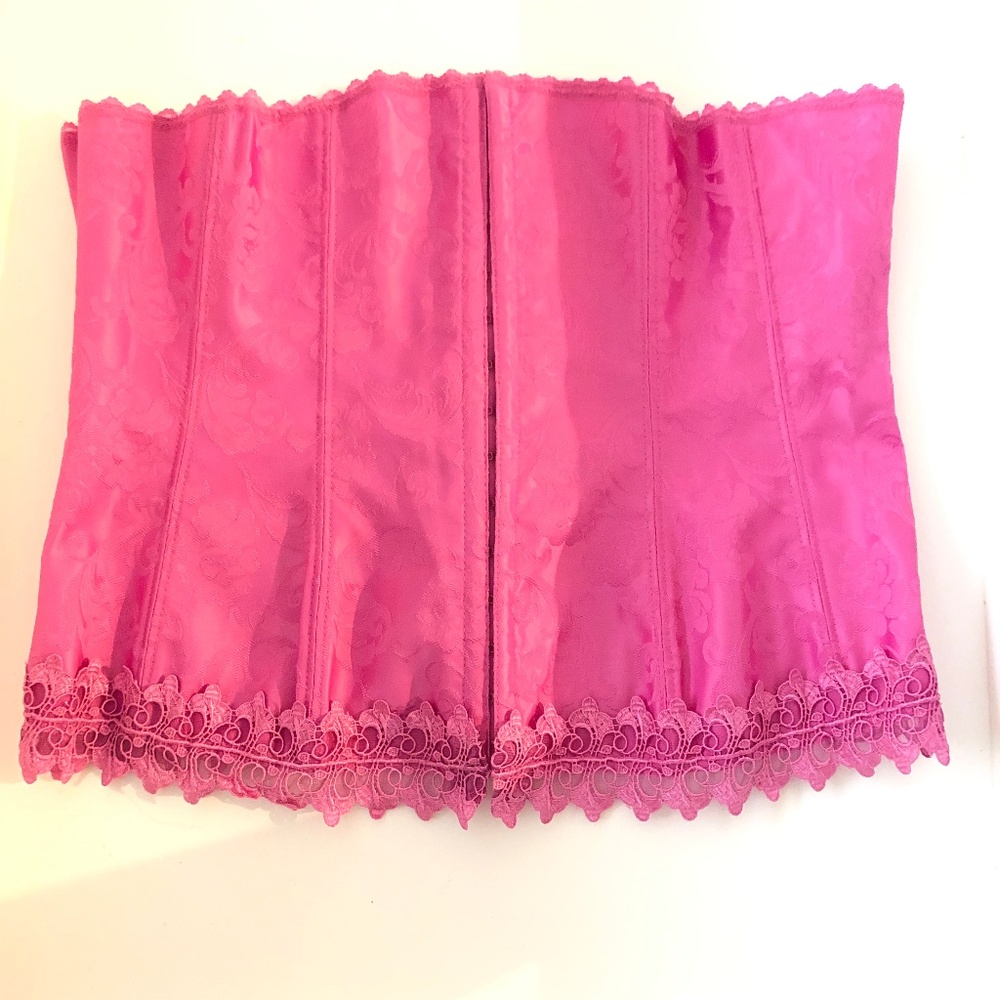 Frederick's of Hollywood Pink Corset Top
